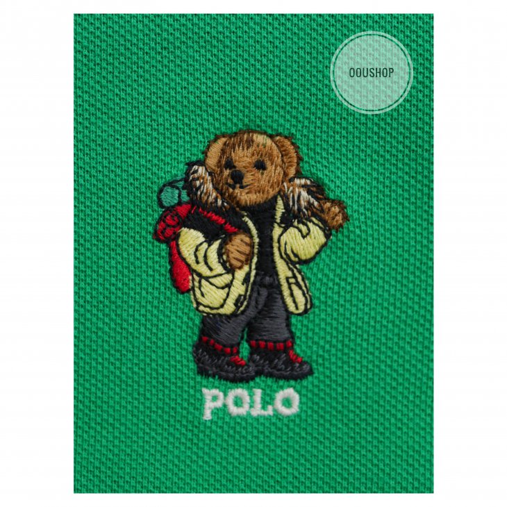 POLO RALPH LAUREN POLO BEAR KIDS COTTON MESH POLO