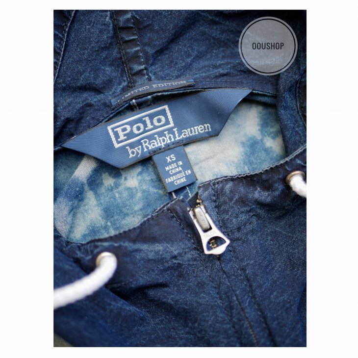 POLO RALPH LAUREN INDIGO STADIUM POPOVER JACKET