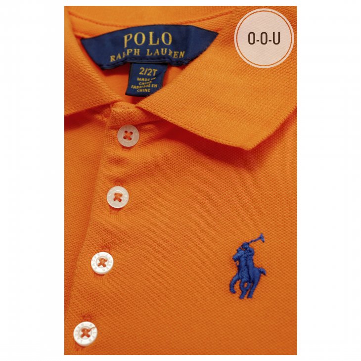 POLO RALPH LAUREN KIDS COTTON MESH POLO DRESS