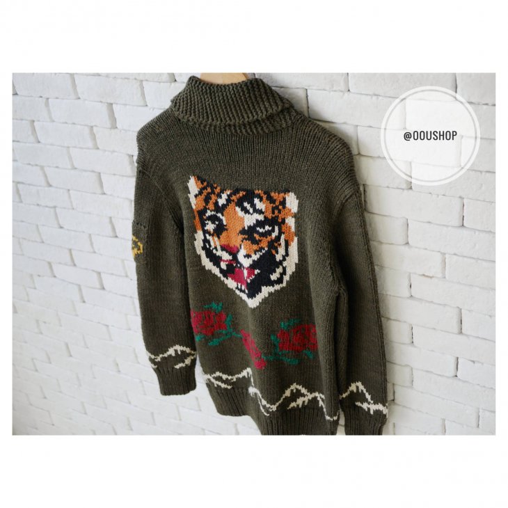 POLO RALPH LAUREN INTARSIA-KNIT SHAWL CARDIGAN