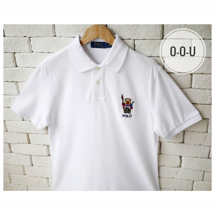 POLO RALPH LAUREN CUSTOM SILM FIT SKI BEAR POLO SHIRT
