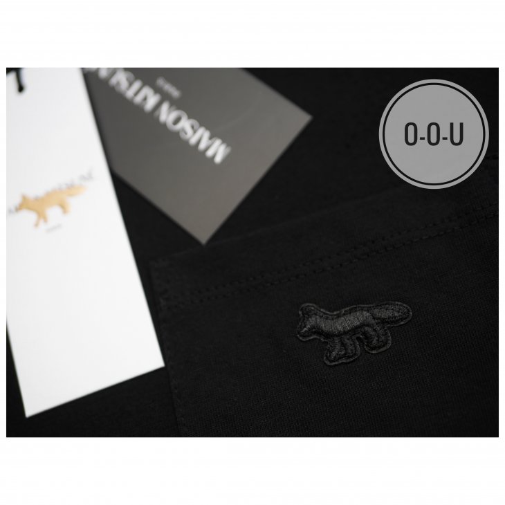 MAISON KITSUNE TONAL FOX PATCH POCKET CLASSIC T-SHIRT