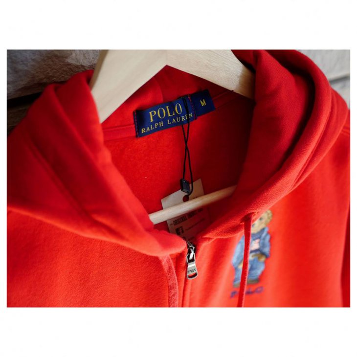 POLO BEAR FLEECE HOODIE