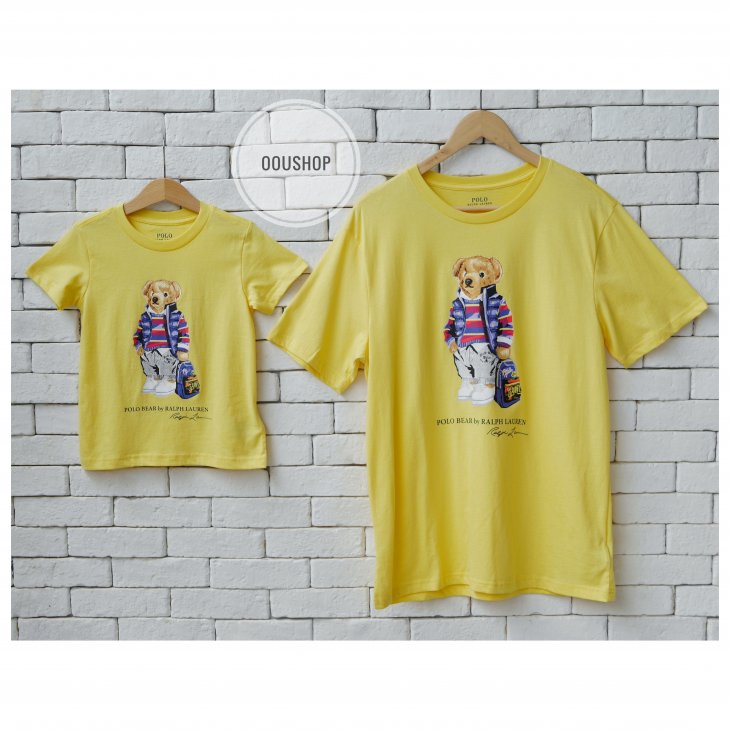 POLO RALPH LAUREN POLO BEAR BOYS COTTON JERSEY TEE