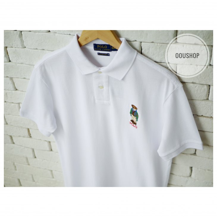 POLO RALPH LAUREN CUSTOM SILM FIT POLO BEAR POLO SHIRT
