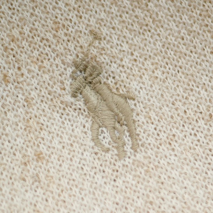 POLO RALPH LAUREN TEXTURED COTTON-LINEN SWEATER