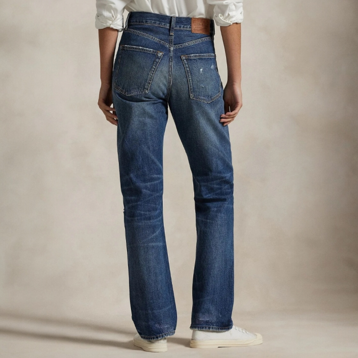 ️POLO RALPH LAUREN WOMEN HIGH RISE RELAXED STRAIGHT JEAN