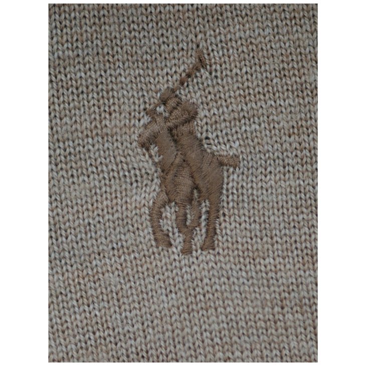 POLO RALPH LAUREN WASHABLE WOOL V-NECK SWEATER