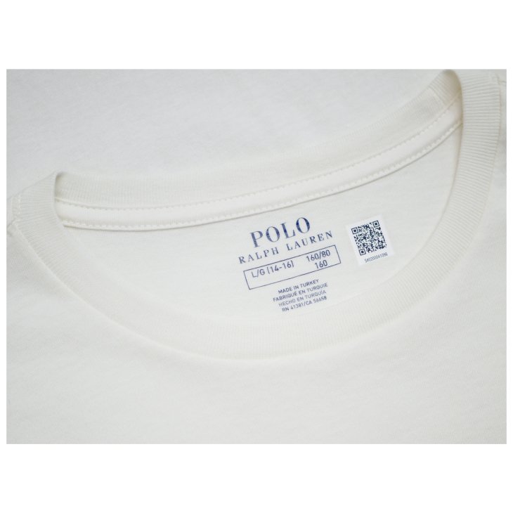 POLO RALPH LAUREN BOYS LOGO COTTON JERSEY T-SHIRT