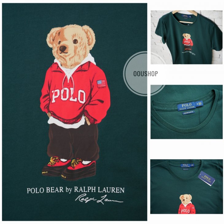 POLO RALPH LAUREN CUSTOM SLIM FIT POLO BEAR T-SHIRT