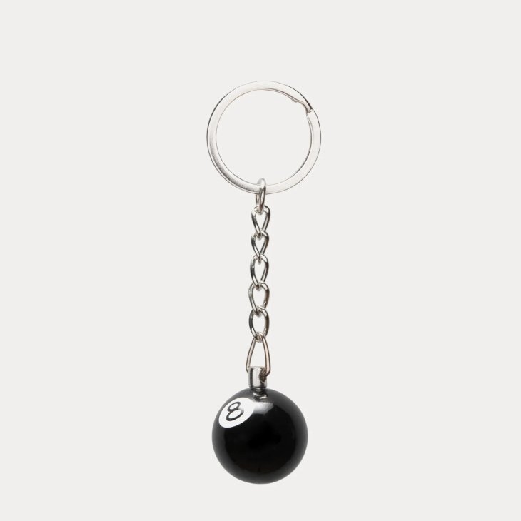 STUSSY 8 BALL KEYCHAIN