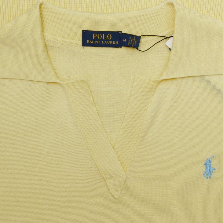 POLO RALPH LAUREN WOMEN SHRUNKEN FIT TERRY POLO SHIRT