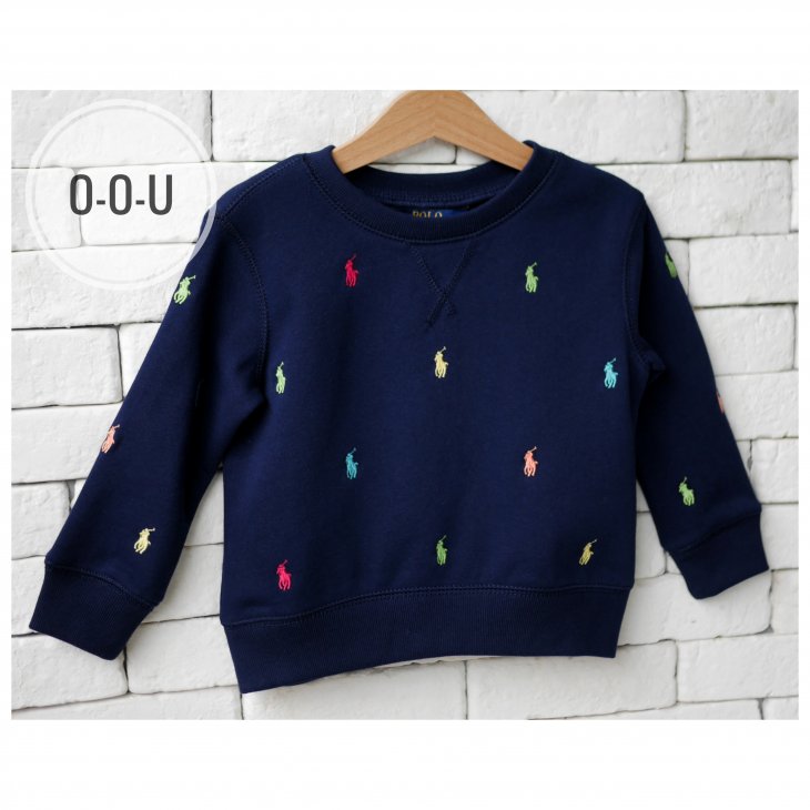 POLO RALPH LAUREN KIDS POLO PONY FLEECE SWEATSHIRT