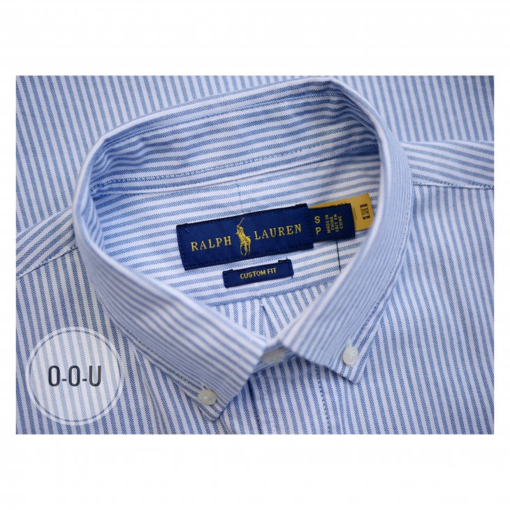 POLO RALPH LAUREN CUSTOM FIT STRIPED OXFORD SHIRT