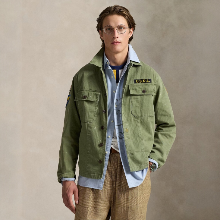 POLO RALPH LAUREN RELAXED FIT HERRINGBONE TWILL WORKSHIRT