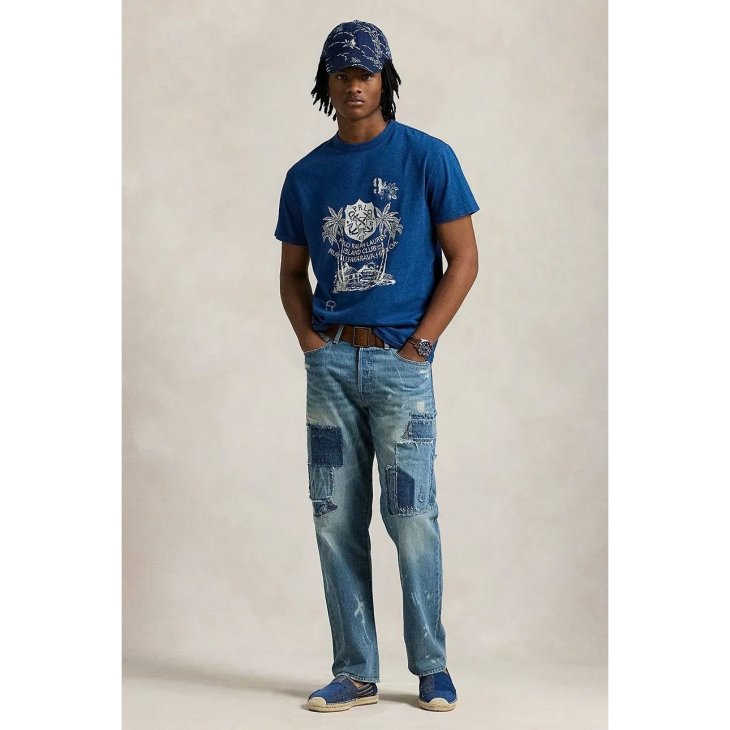 POLO RALPH LAUREN CLASSIC FIT JERSEY GRAPHIC T-SHIRT