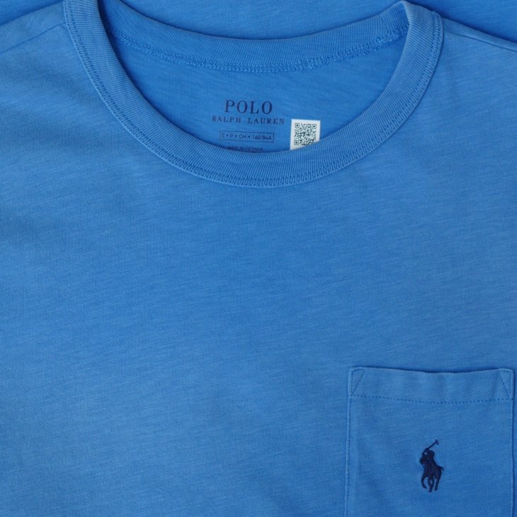 POLO RALPH LAUREN WOMEN COTTON CREWNECK POCKET TEE DRESS