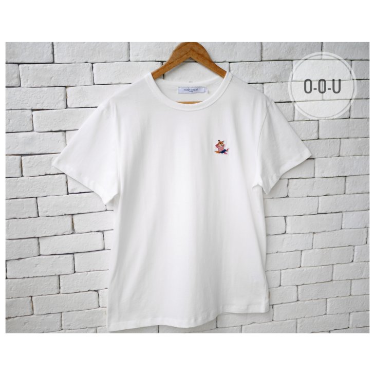 MAISON KITSUNE CHILLAX FOX PATCH T-SHIRT