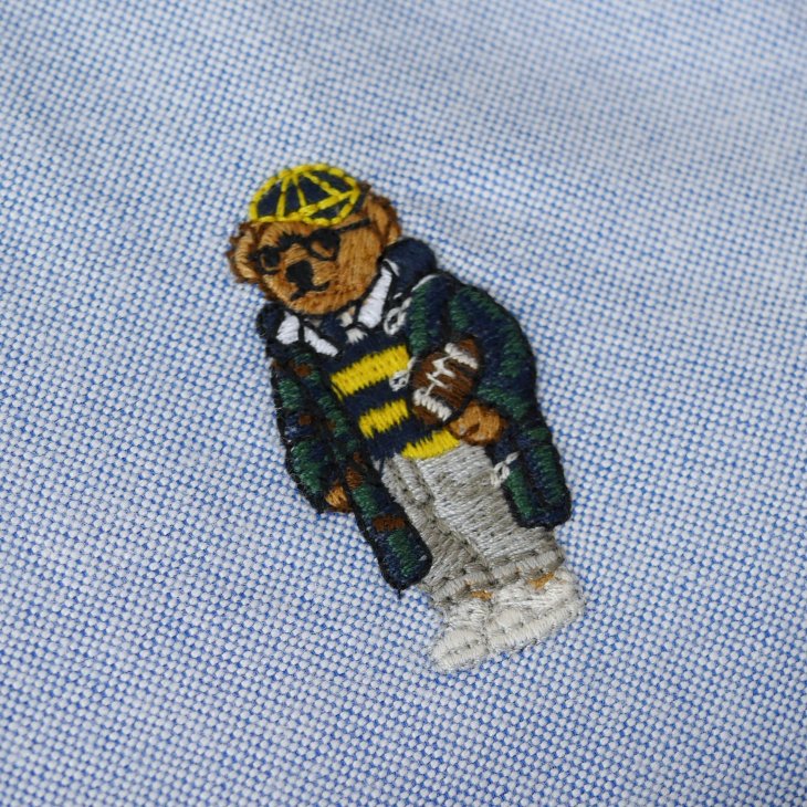 POLO RALPH LAUREN POLO BEAR KIDS COTTON OXFORD SHIRT