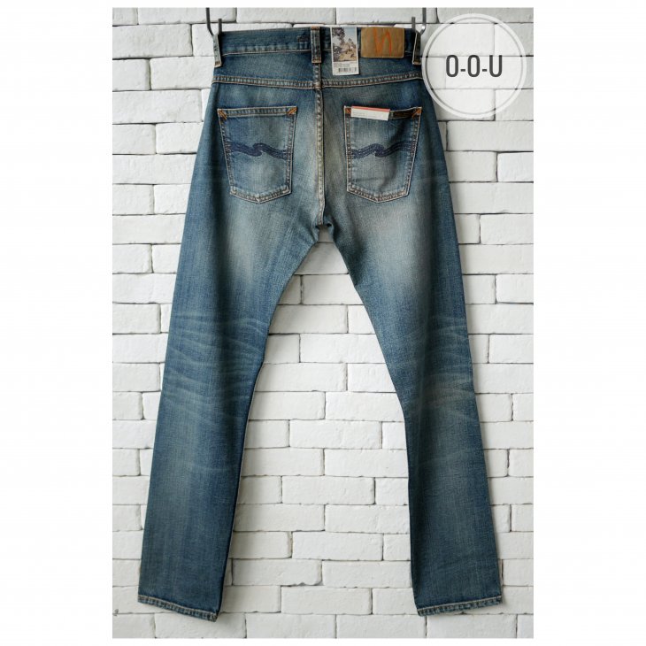 NUDIE JEANS GRIM TIM FREE WORN SELVAGE