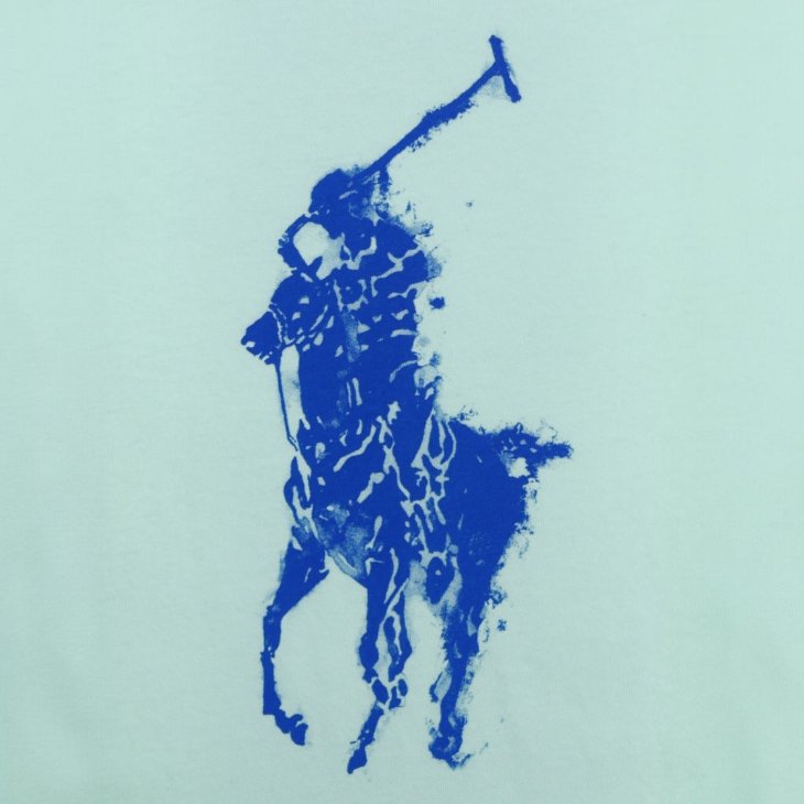 POLO RALPH LAUREN BOYS BIG PONY PAINT-SPLATTER-PRINT COTTON TEE