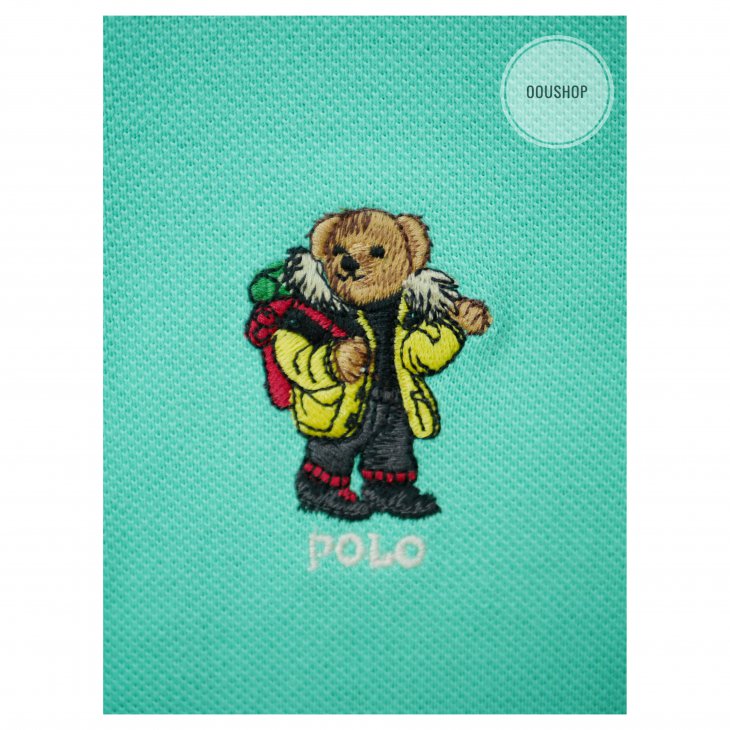 POLO RALPH LAUREN POLO BEAR KIDS COTTON MESH POLO