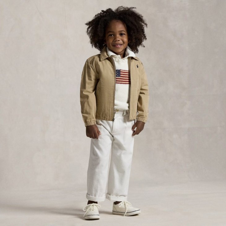 POLO RALPH LAUREN KIDS THE BAYPORT COTTON POPLIN JACKET