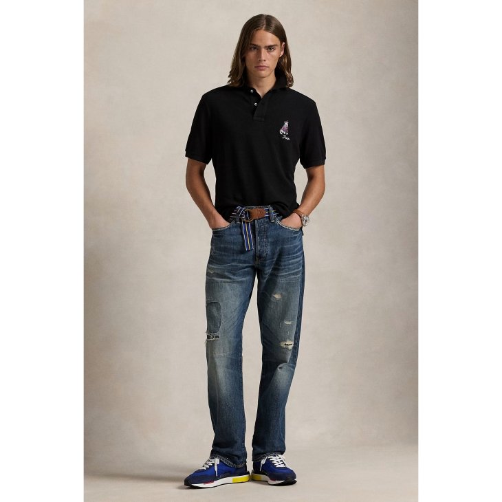 POLO RALPH LAUREN CLASSIC FIT DOG EMBROIDERED POLO SHIRT