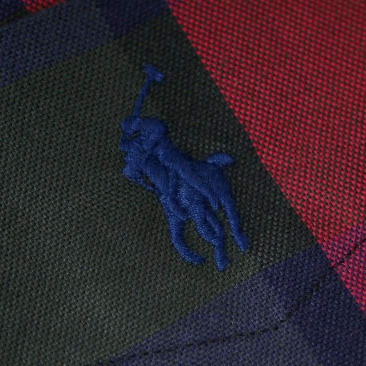 POLO RALPH LAUREN CLASSIC FIT PATCHWORK OXFORD CAMP SHIRT