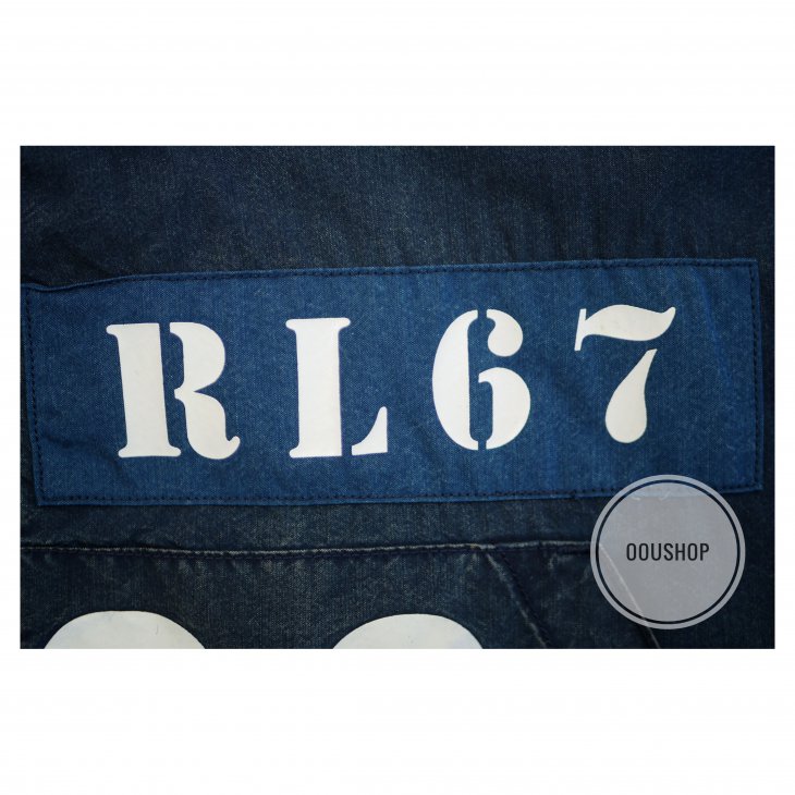 POLO RALPH LAUREN INDIGO STADIUM DENIM JACKET