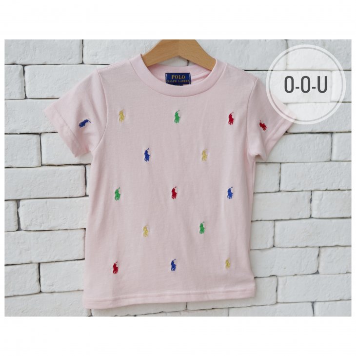 POLO RALPH LAUREN KIDS ALL-OVER POLO PONY T-SHIRT