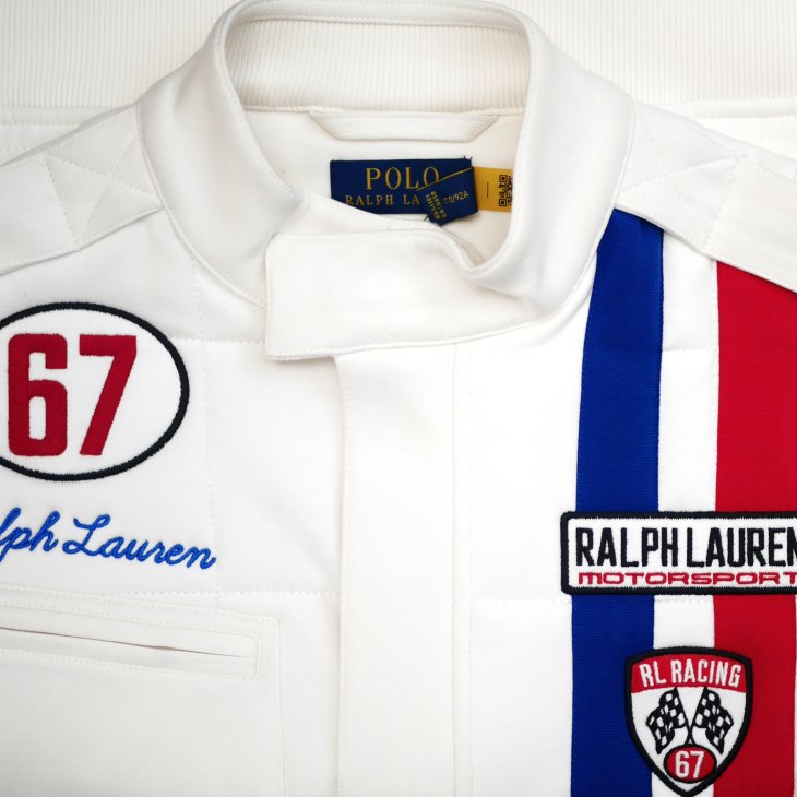 POLO RALPH LAUREN STRETCH DOUBLE-KNIT TRACK JACKET