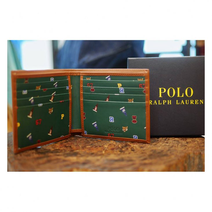 POLO RALPH LAUREN LEATHER BILLFOLD