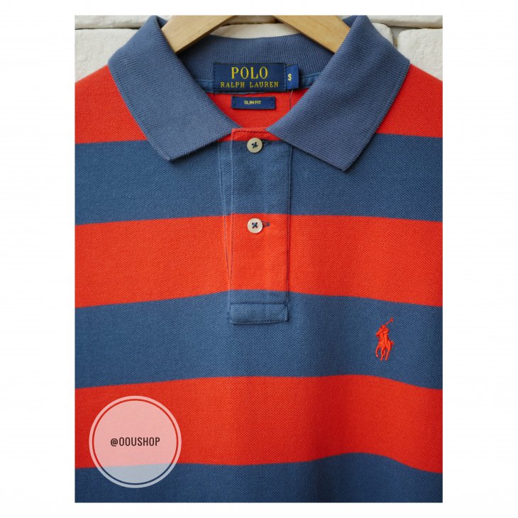 POLO RALPH LAUREN SLIM FIT STRIPED PERFORMANCE POLO