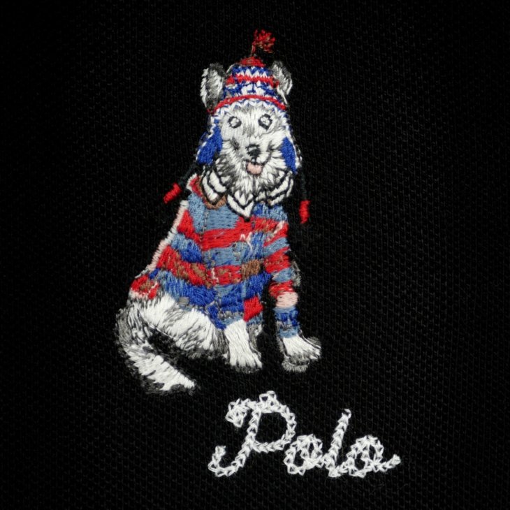 POLO RALPH LAUREN CLASSIC FIT DOG EMBROIDERED POLO SHIRT