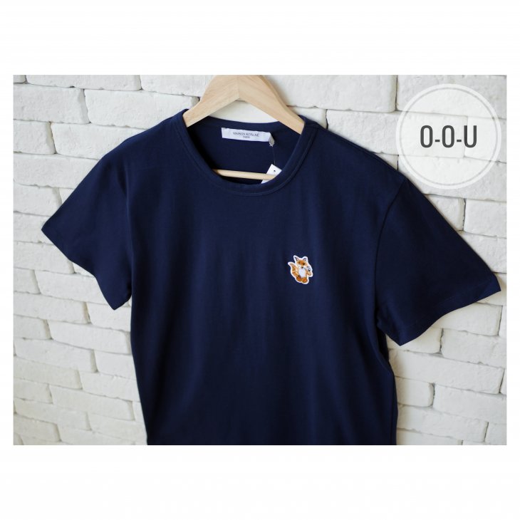 MAISON KITSUNÉ ALL RIGHT FOX PATCH CLASSIC TEE-SHIRT