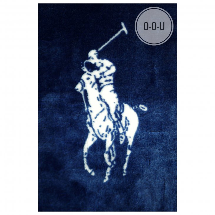 POLO RALPH LAUREN ALL OVER PONY THROW BLANKET