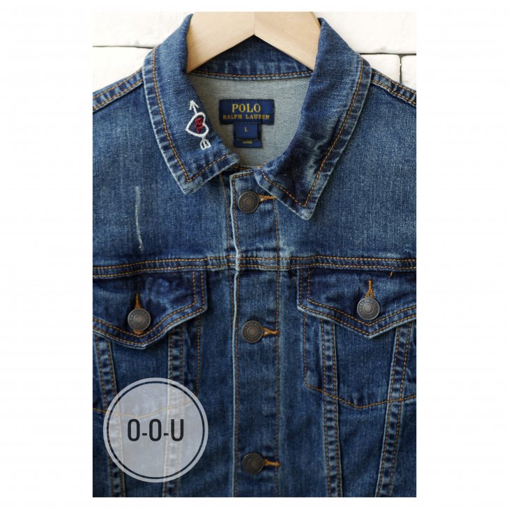 POLO RALPH LAUREN GIRLS DENIM TRUCKER JACKET