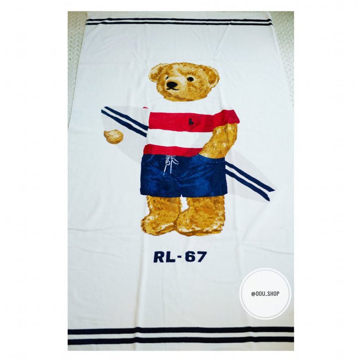 POLO RALPH LAUREN HOME POLO BEAR BEACH TOWEL