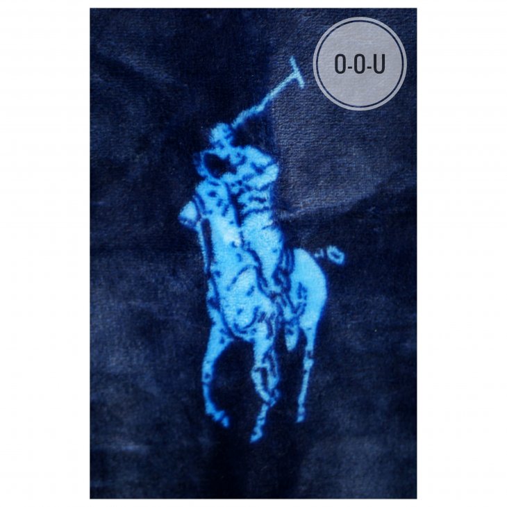 POLO RALPH LAUREN ALL OVER PONY THROW BLANKET