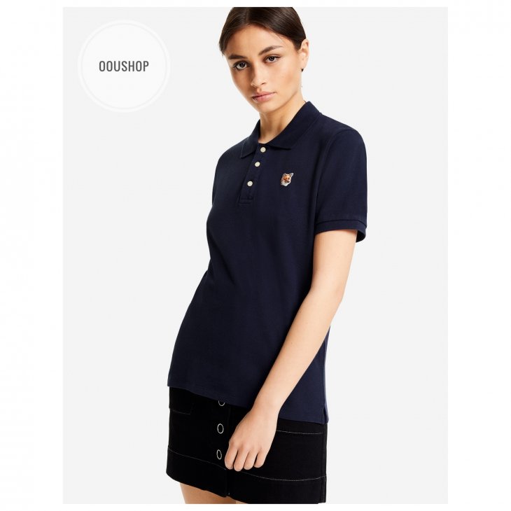 MAISON KITSUNE FOX HEAD PATCH CLASSIC POLO