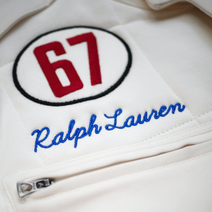 POLO RALPH LAUREN STRETCH DOUBLE-KNIT TRACK JACKET