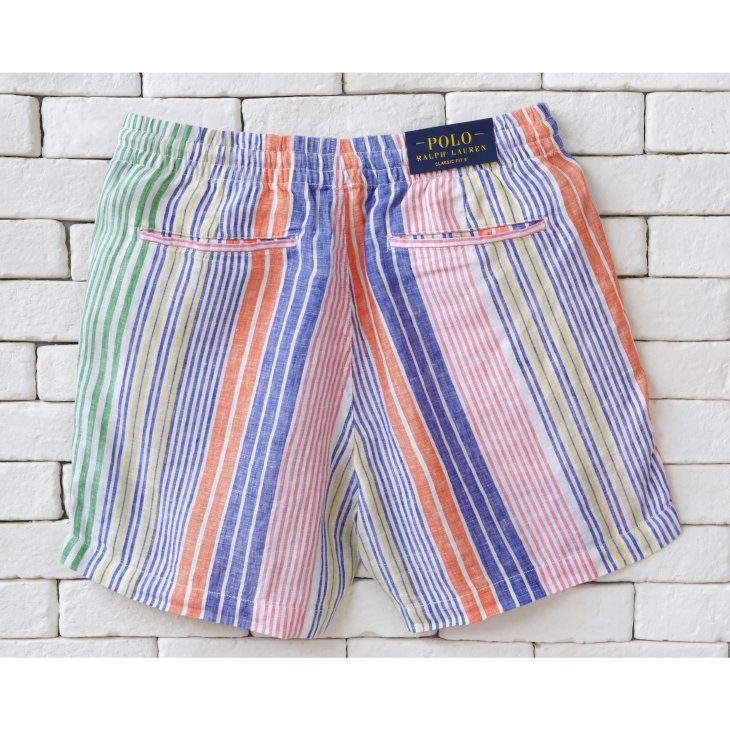 POLO RALPH LAUREN 6 INCH POLO PREPSTER LINEN SHORT