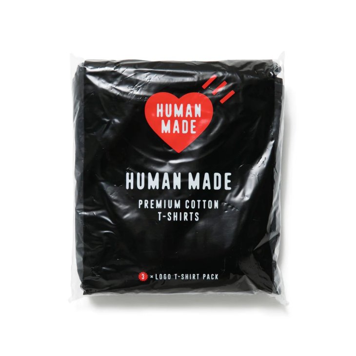 HUMAN MADE 3-PACK COTTON T-SHIRT