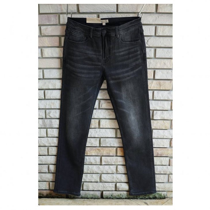 BURBERRY Straight Fit Stretch Denim Jeans