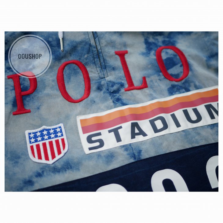 POLO RALPH LAUREN INDIGO STADIUM POPOVER JACKET