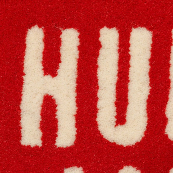 HUMAM MADE HEART RUG SMALL