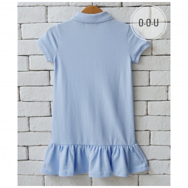 POLO RALPH LAUREN KIDS COTTON MESH POLO DRESS