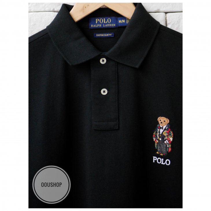 POLO RALPH LAUREN CUSTOM SILM FIT POLO BEAR POLO SHIRT