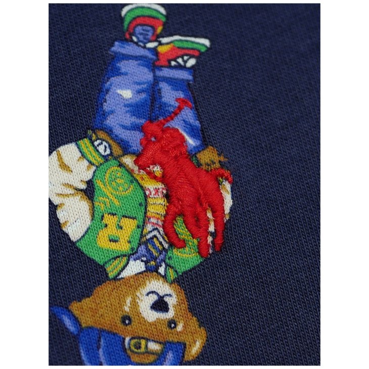 POLO RALPH LAUREN BOYS POLO BEAR COTTON JERSEY T-SHIRT